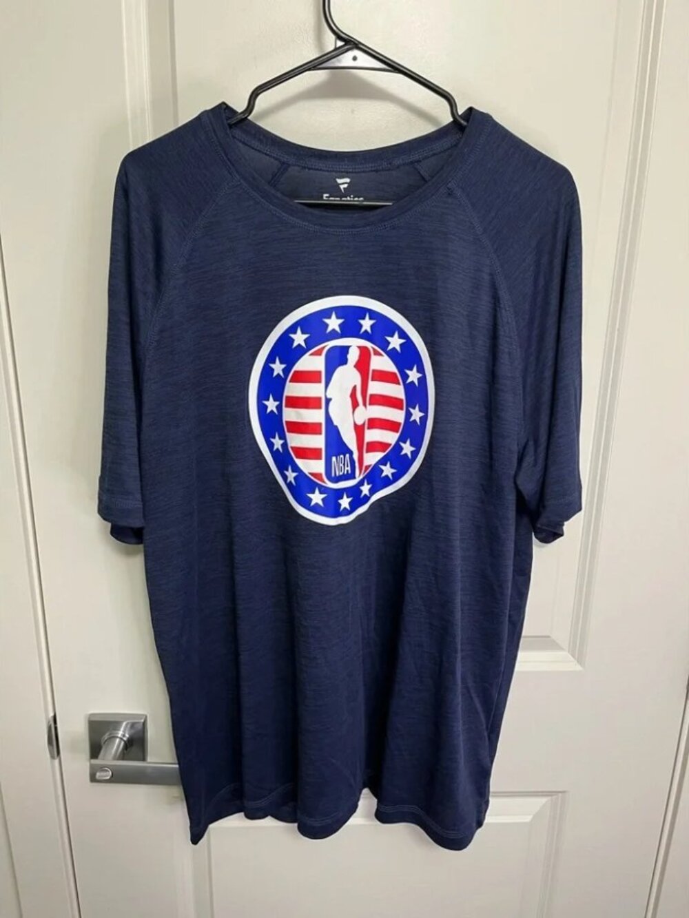 Fanatics Men's Dark Blue NBA Emblem Tee in size XL